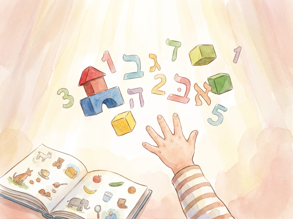 אילוסטרציה מוכנות לכיתה א