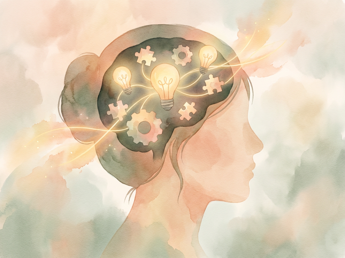 אילוסטרציה מח חושב NLP